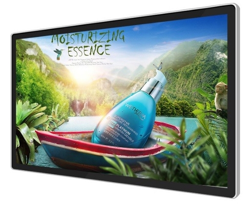An der Wand befestigte Werbungsanzeige 47"