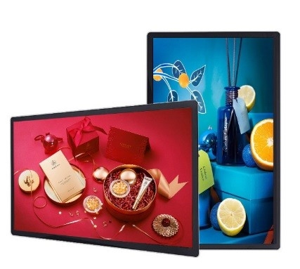 An der Wand befestigte Werbungswand-Anzeige der Anzeigedauer-USB*2 Videodes schalter-LED