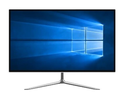 21.5inch Touchscreen All-in-One Computer I3 8G 128G Hebeschirm Siver Weiß