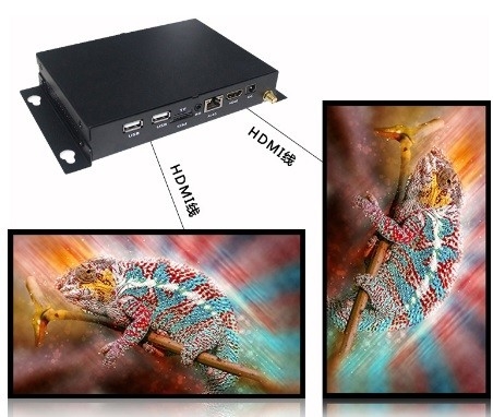 Synchrone Steuerung TF-Karten-8~32GB HDMI Media Player, die Spieler HDMI strömt
