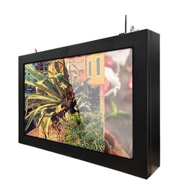 Errichtet in Sprecher-an der Wand befestigter Werbung zeigen Sie Wand-Berg des LCD-Bildschirm-350 Cd/m2 an