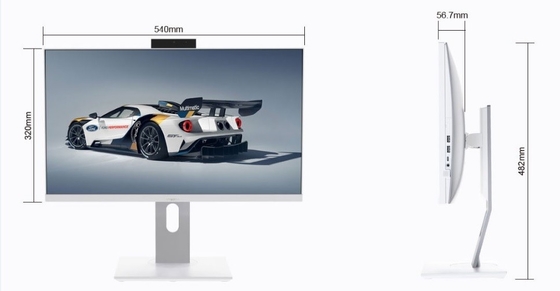 Büro alles in einer PC I5 10. Generation 178 hintergrundbeleuchteter Display der Grad-Kamera-DIY LED