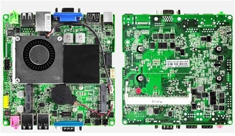 120x120mm Mini-PC-Motherboard Intel 1037U 2 Core 1 X HDMI-Schnittstelle 1 X VGA-Verbindung