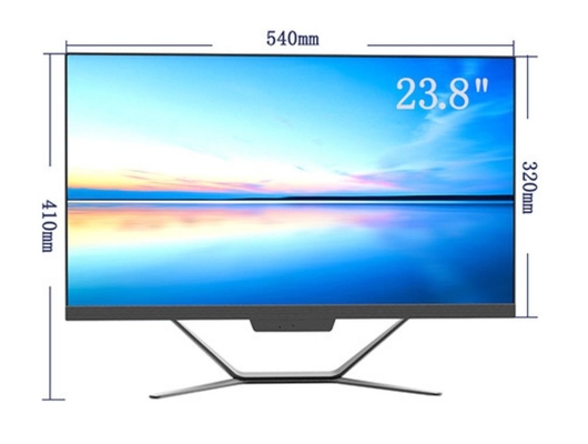 23.8INCH High Definition LED AIO Desktop PC 1920x1080 Auflösung 1920x1080 16 : 9 Verhältnis