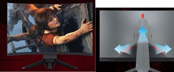 Dipendent-Grafikkarte alle PC Spiel HD LED AIO in einem Büro PC Blickwinkel	178º