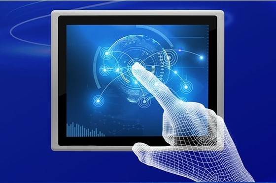 Induktions-Stärke 30G industriell ganz in einem PC Touch Screen Silberweiß