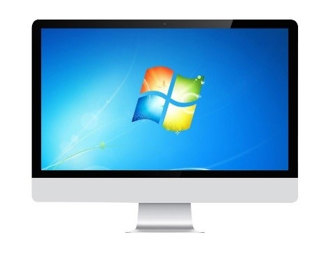 LCD Sichtwinkel 178 Grad AIO Touchscreen PC Bildschirmverhältnis 16:9 Win7