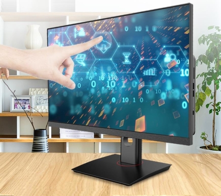 16: 9 Bildschirmverhältnis AIO Desktop PC Drahtgebundene Maus und K/B 100*100mm Wandmontiert