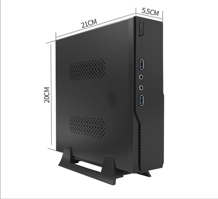 256 GB SSD Kompakt Mini PC mit schwarzen Motherboards mit hoher Kapazität KuYu I7 2.5-3.0GHz Win7/8/10