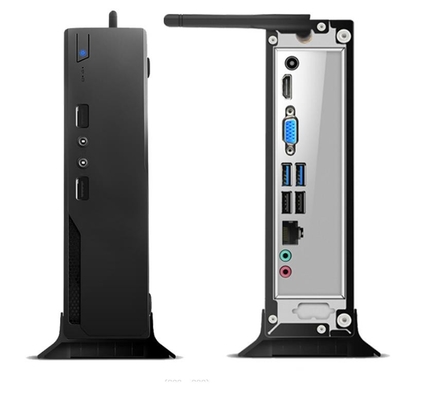 256 GB SSD Kompakt Mini PC mit schwarzen Motherboards mit hoher Kapazität KuYu I7 2.5-3.0GHz Win7/8/10