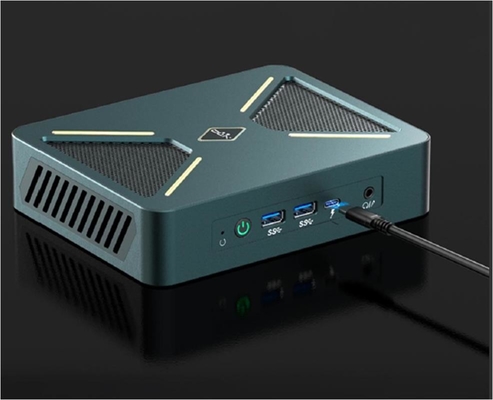 Schwarz/Silber 0,3 kg Mini PC Desktop Host 128G Speicher mit aktualisierbarem WLAN/CPU/OS