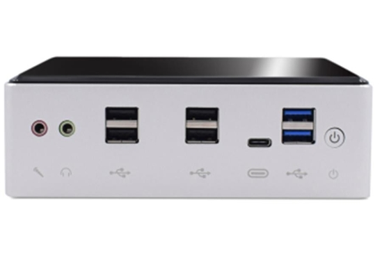 Schwarz/Silber 256 GB SSD Mini PC mit Dual OS (Windows 10/11 oder Android) I7-10th